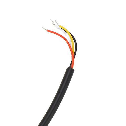Color-coded wires of the Underwater Ultrasonic Distance Sensor For Pools With 6 Meter Range Powered By DC 5 24V UART Control