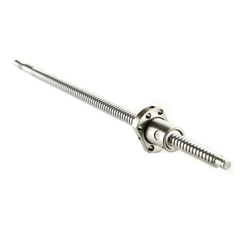 Top Shelf SFU1204 C7 Precision Ball Screw And Single Ball Nut Set Premium Bearing Steel Lead Screw Delivers Dead Straight Action For Bulletproof CNC Builds Measuring 1500 Mm Long