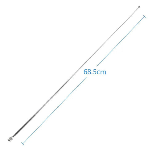 Telescopic BNC Male Antenna 7-Section Upgrade For CB Radio Ham Radio Police Scanner And Two-Way Radios On The Go 6.85 Feet Reach