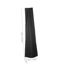 Built Tough Heavy Duty Patio Umbrella Cover With Zipper For Cantilever And Garden Umbrellas Weatherproof Polyester Fabric