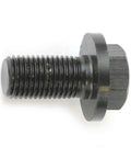 Close-up of a heavy-duty black premium replacement blade bolt for Skil Bosch circular saws, 0.99 inch long, quick secure fit.