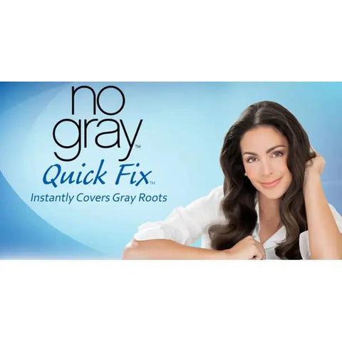 Zero Hassle Root Touch Up Wand That Snatches Stubborn Grays With A Slick Hair Mascara Formula In Rich Brown Black Blend 0.5 Oz displayed with a model.