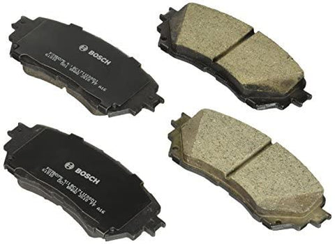 Bosch QuietCast ceramic brake pad set, 4-piece front pads for Mazda 6