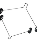 2mm Wire Landing Gear Replacement For RC Airplanes And Helicopters, Metal Rear Gear Set With 40mm Foam Wheels, 265mm Long