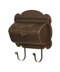 Hummingbird Horizontal Wall Mount Mailbox Copper Aluminum Outdoor Letter Box With Rust Free Finish Brass Hardware