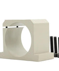 Beefy Spindle Motor Clamping Bracket 65 To 80mm Diameter, Square Mount Cast Aluminum Fixture Holder for Milling Machines