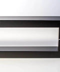 24 Inch Back To Back Modern Stainless Steel Door Handle Set In Matte Black Finish For Interior And Exterior Doors, Rectangle Bar