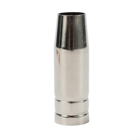 Premium 15AK TIG Welding Nozzle And Collet Set For MIG Torch With High Conductivity Copper Tips, 0.8mm And 1.0mm Sizes, 16 Piece Consumable Kit showing a single stainless steel welding nozzle.