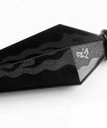 Hidden Leaf Style Kunai Trainer For Adults 11.75 Inch Polypropylene Practice Blade close-up view with textured grip
