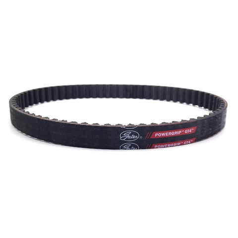 GT4 Power Grip Drive Belt 16mm Width For Sur Ron Light Bee Segway X260 X160 And Talaria XXX showing teeth and logo