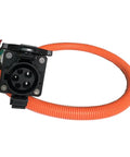 Built Tough Type 1 J1772 EVSE Inlet With 3.2 FT Level One And Two Charging Cable 16 Amp Electric Vehicle Socket Port with orange cable.