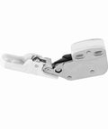 Heavy Duty Push To Open Cabinet Lock With Auto Release Spring For Kitchen Bedroom Cupboard Doors Easy Install Touch Catch Latch in white plastic.