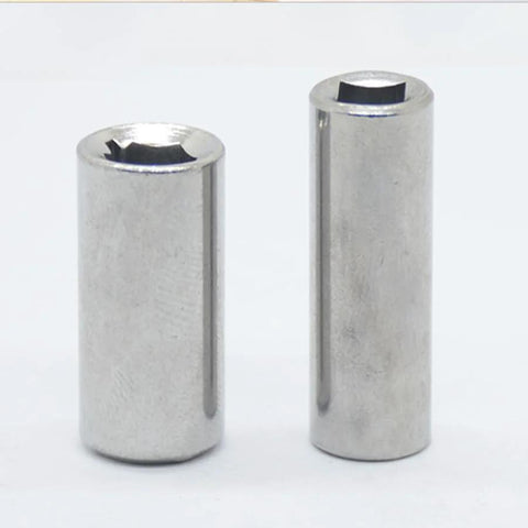 TorSor 1/4 square to 1/4 hex adapter sleeves, metal pair for ratchet drives