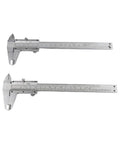 Carbon Steel Digital Caliper 0-150mm Oil Gauge showing dual reading scales for precise measurements in a workshop.