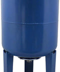 50 Liter Blue Expansion Tank for Wells and Domestic Hot Water Systems with 1 Inch NPT Connection, Deep Draw Steel, Robust, EPDM Seal.