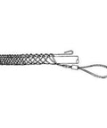 Diagram showing Feeding Sheave for 2-Inch Conduit Pro Grade Tool for Pulling Wire When End Of Conductor Is Not Available Eye 7 Inches Mesh 6 Inches