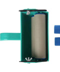 Kickass Diy Paint Roller Machine For Single Color Wall Decoration With Easy Grip Handle showing the roller in a green holder.