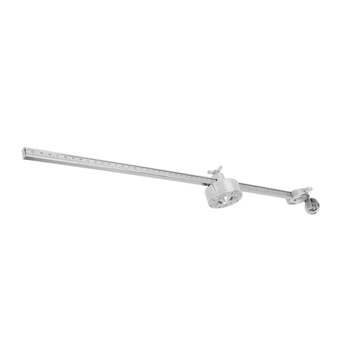 Heavy Duty Stainless Steel Torch Compass Roller Guide For Oxygen Welding And Cutting With Adjustable Gauge Scale Ruler Magnetic Base 50 Cm Length, 50cm ruler with magnetic base for precise circular cuts.