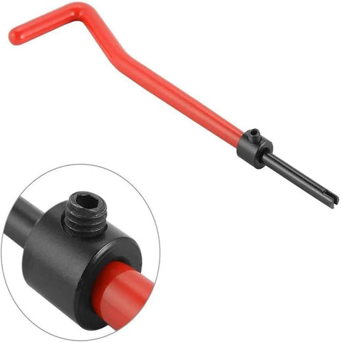 Stainless Steel M8x1.25 Thread Repair Kit With Inserts Drill Bit Tap And Install Tool Pro Grade Auto Repair Set For Restoring Stripped Threads
