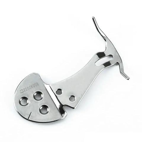 Top Shelf Balance V Lever Assembly For Juki Industrial Zigzag Sewing Machines, stainless steel finish, precision-engineered design.