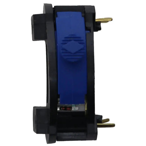 Top Shelf Heavy Duty 120V Replacement Switch 2 Pack For DeWalt 3000 And 3000Vs Grout Cutters solid black and blue design close-up view.