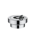 Floor Drain, Invisible Floor Drain Copper Swimming Pool Bathtub Hot(Round,75 Tube) with pull ring for drainage.
