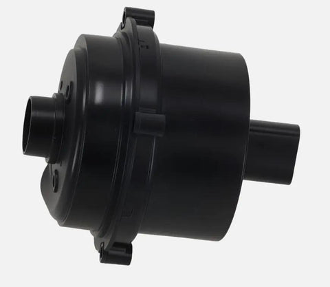High Output Electric Water Pump For Tesla Model Three And Model Y Cooling System Replacement, black, detailed view, direct OEM fit.