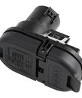 Tow Package Ready Plug Replacement For Vehicles Without Chrome Bumper Beefy Heavy Duty Steel Connector - side view