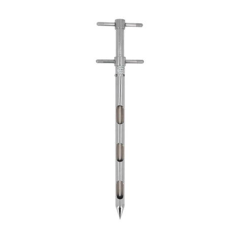 304 Stainless Steel Soil Sampler Probe With T Handle 0.54m Depth For Easy Rotating Handle Precision Sampling In Lawn Garden Farm Plant Care Tools Pro Grade For Soil Testing And Garden Care Enthusiasts