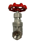 Stainless Steel Gate Valve SS316 Tough As Nails Built To Last Three Quarter Inch NPT Female Threaded Solid Taper Wedge Valve