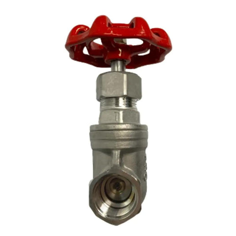 Stainless Steel Gate Valve SS316 Tough As Nails Built To Last Three Quarter Inch NPT Female Threaded Solid Taper Wedge Valve