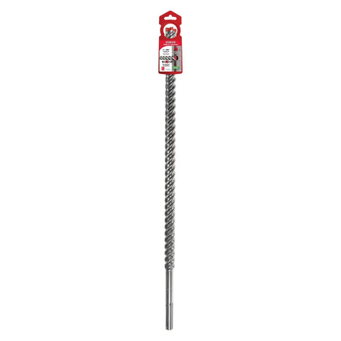 Rebar Ready SDS Max 4-Cutter Full Carbide Hammer Drill Bit, 1 Inch Diameter, 29 Inch Length