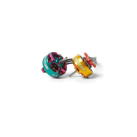 Boss Level Gts V3 0802 1S Brushless Motors For Tiny Whoop And Cinewhoop Drones Sweet Snappy Throttle Response Lightning Speed Gold Four Pack Micro Quad Components, colorful 0802 brushless motors.