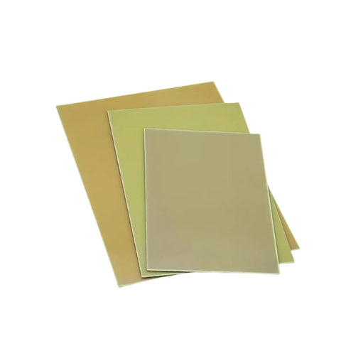 DIY Laminated Circuit Board Kit With Copper Clad Laminate in multiple sizes, showing flat high temperature resistant sheets.