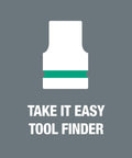 Icon for Zyklop Style Half Inch Hex Socket 32mm Size 37mm Long Ball Intercept Ring Chrome Plated Finish Tool Finder