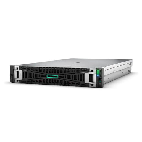 Dual Intel Xeon 16 Core 512GB DDR5 30TB SAS SSD 2U Rackmount Server Bundle Windows Server 2022 front view with disk slots.