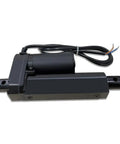 Pair Of Two Inch Stroke 12V Electric Linear Actuators Set, 225 Lbs Load Capacity, 10 Mm Per Second Travel, IP55 Waterproof, Black Aluminum, Heavy Duty Actuators For DIY Projects, Auto, Marine And Robotic Applications, black linear actuator with mounting holes
