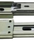 Close view of Quiet 3 Section Drawer Slides With Side Mount For 100 Pound Load Ball Bearing Smooth Glide 8 Inch Heavy Duty Furniture