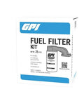 Box of Quick-Fit Filter Adapter Kit For Up To 25 GPM Fuel Transfer Pumps With A 10 Micron Particulate Filter and Modular Hardware.