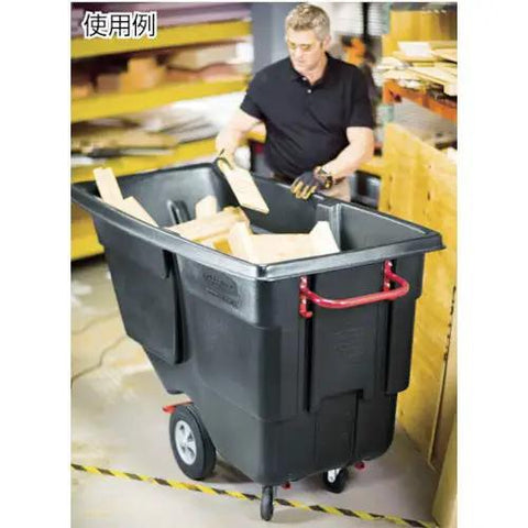 Heavy Duty HDPE Utility Cart With Steering Wheels And 1200 Pound Capacity Roll It Anywhere Without Breaking A Sweat Rock Solid Build Moves Through Doors And Elevators Built For The Long Haul In Black