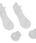 Bottom Rail End Caps For Blinds Set Of 2, Guide Rail End Covers For Zebra Roller Shades, Plastic Button Plug Kit