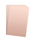 Four pieces of Eight By Twelve Inch Single Sided Copper Clad Laminate PCB Kit with 1.2mm FR4 copper plated universal prototype board.