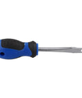 Scuba Diving Cylinder Valve Wrench With Steel And ABS Construction, ergonomic grip, double head nut remover, pro grade build.