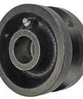 4-inch V-groove cast iron wheel for rolling sliding barn door gate, 350 lb capacity