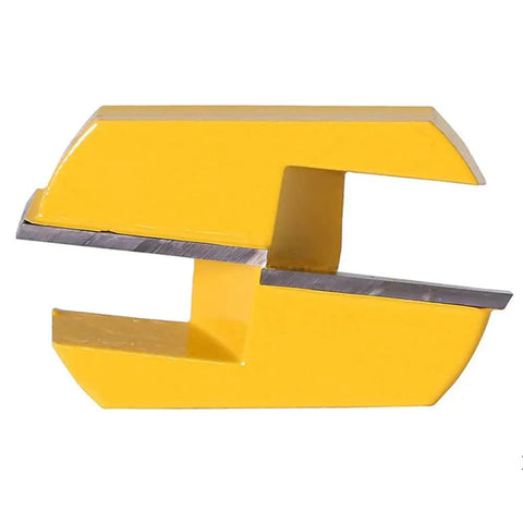 Beefy Spoilboard Surfacing Router Bit With Half Inch Shank Two And A Quarter Inch Diameter Carbide Tipped Anti Kickback Design