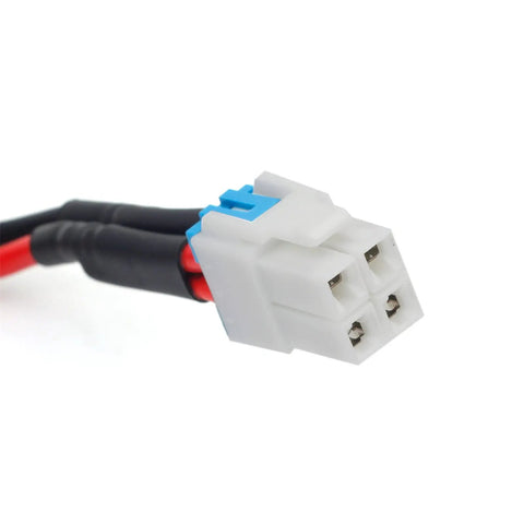 4 Pin 12AWG DC Power Lead For Ham Radios With 30A Dual Fuses, 3.4 Ft Cable, Handles 12V To 14V, Heavy Duty Insulated Wire