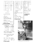 Book page spread for Tool & Cutter Sharpening for Home Machinists, showing technical diagrams and a drill in a chuck.