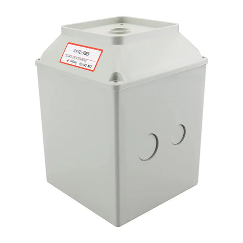 Heavy Duty Exterior Enclosure Box For 125A Universal Rotary Changeover Cam Switch LW28 125 4 metal casing close-up