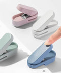 Compact Blue Hole Puncher For 10 Sheets Tiny Single Hole Puncher For Office Use Or Gift For Students Easy One Hand Punch And Secure Storage In Drawer Today with multiple colors shown
