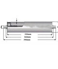 Conveyor Roller Replacement Heavy Duty Stainless Steel Gravity Transmission With Galvanized End For Industrial Conveyor Systems